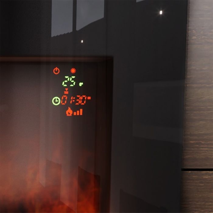 Chimenea eléctrica decorativa Cecotec Ready Warm 2600 con llamas curvas