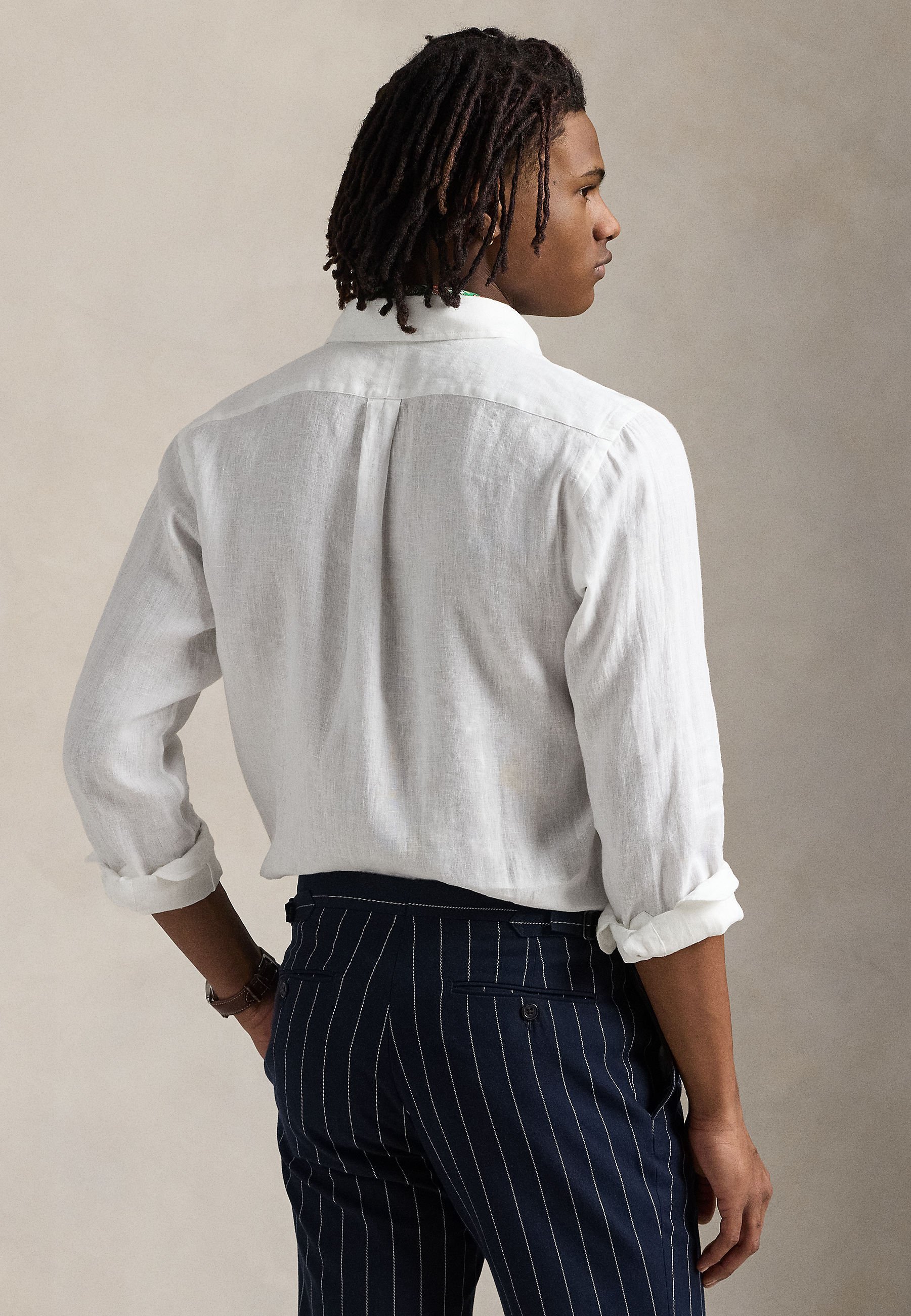 Polo Ralph Lauren LONG SLEEVE SPORT - Camicia - bianco ceramica