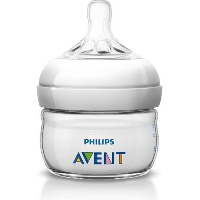 Avent Natural 2.0 Baby Bottle 60ml - Plastic - Baby - Unisex - White