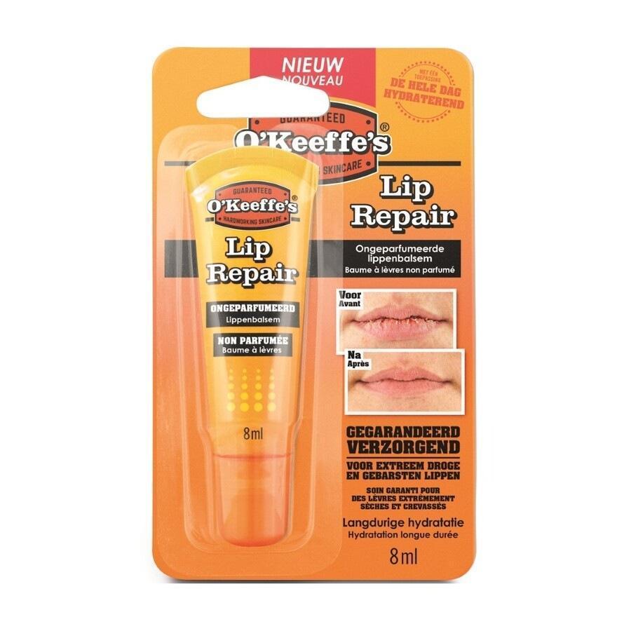 O'Keeffe's lūpų balzamas, atkuriamasis lūpų balzamas, bekvapis, tūbelė – 8 ml