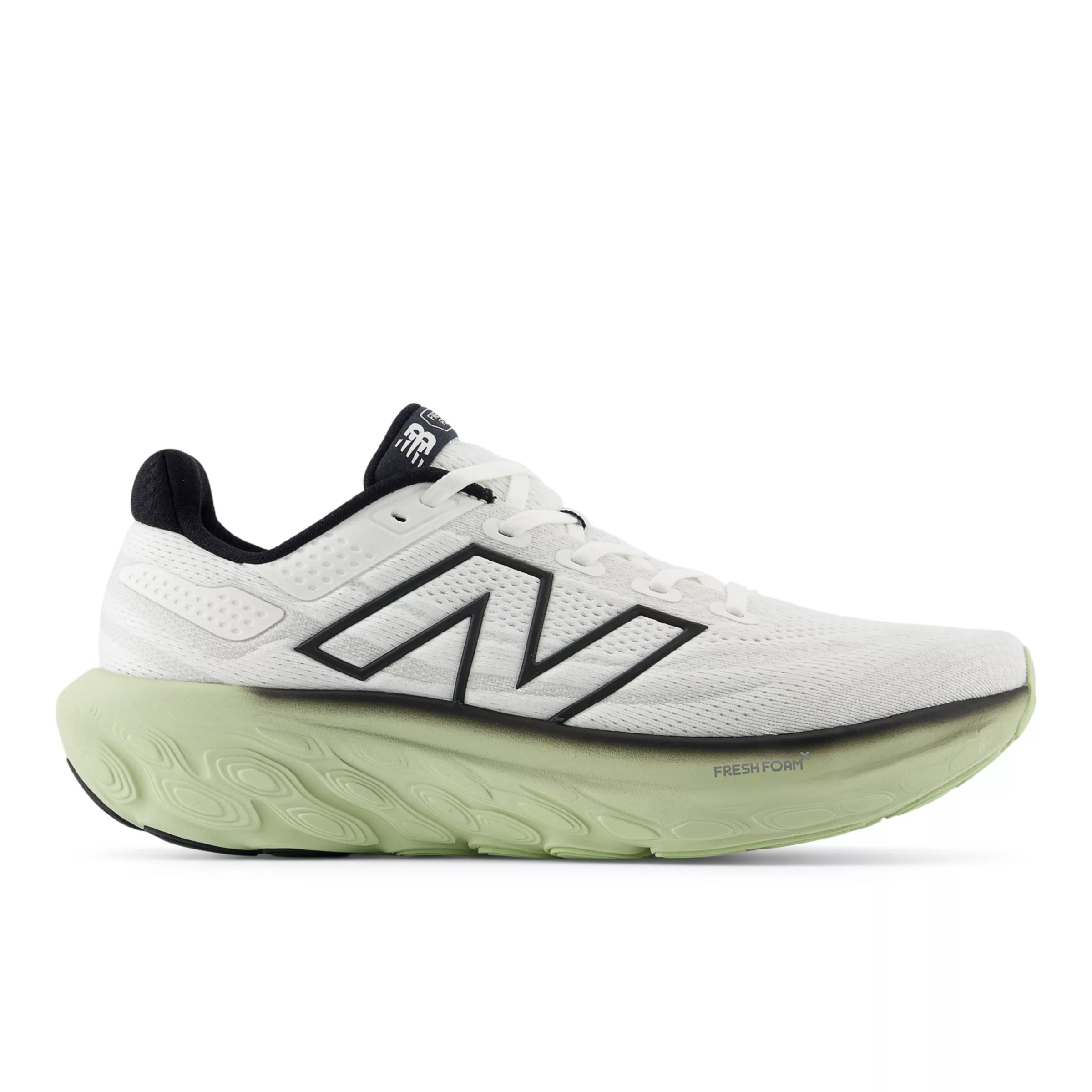 Fresh Foam X 1080v13 White con lichen green