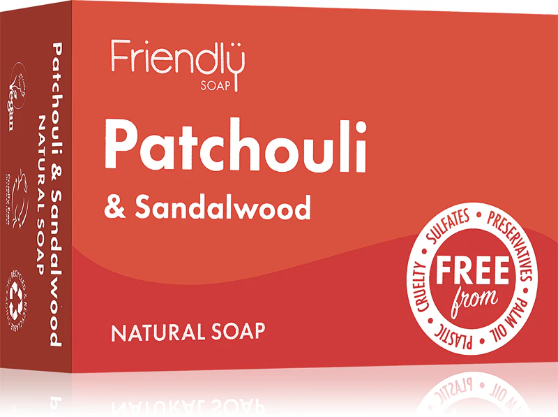 Freundliche Seife, Naturseife mit Patchouli und Sandelholz