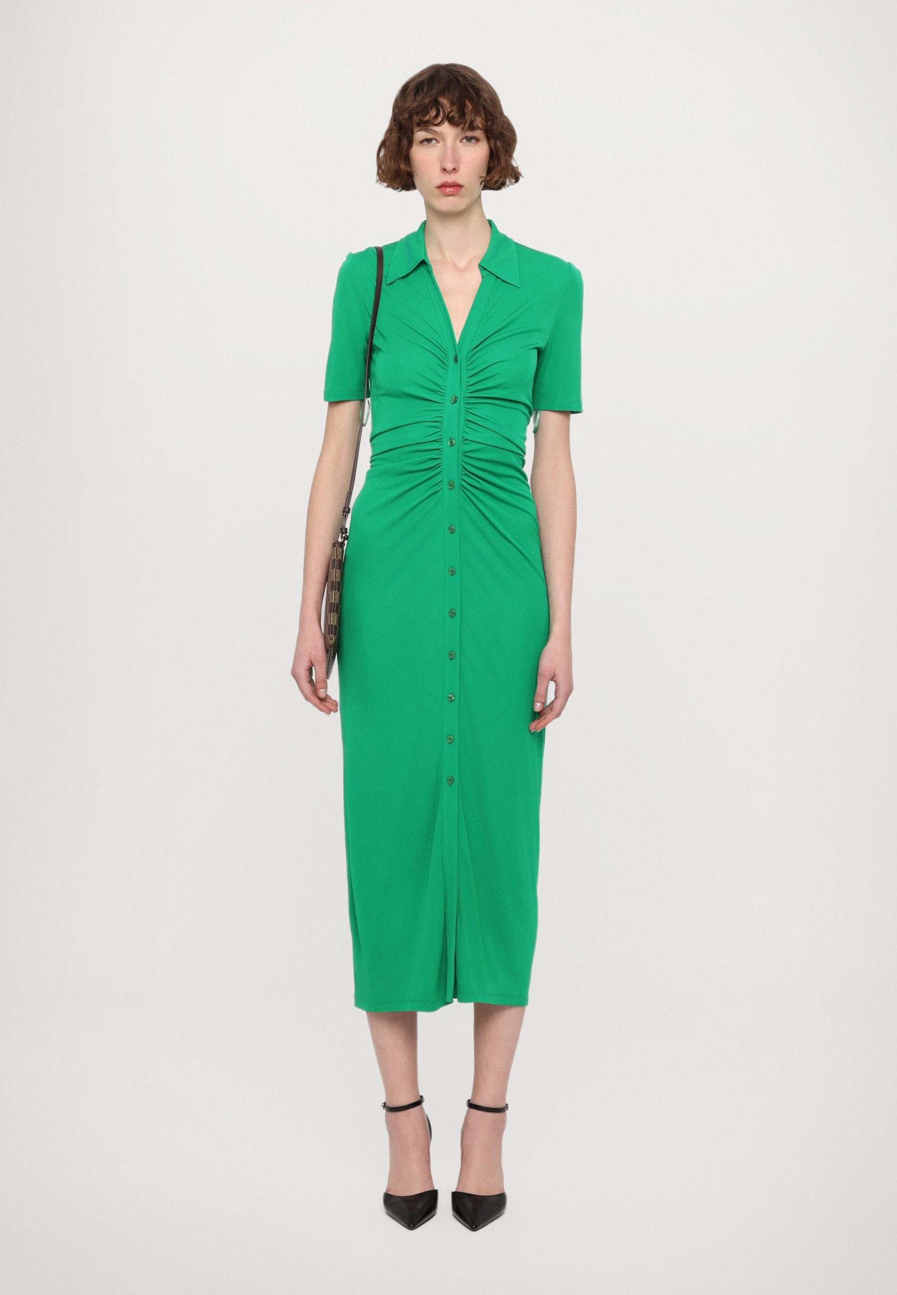 Abito in jersey Diane von Furstenberg ZOEY - colore verde distintivo