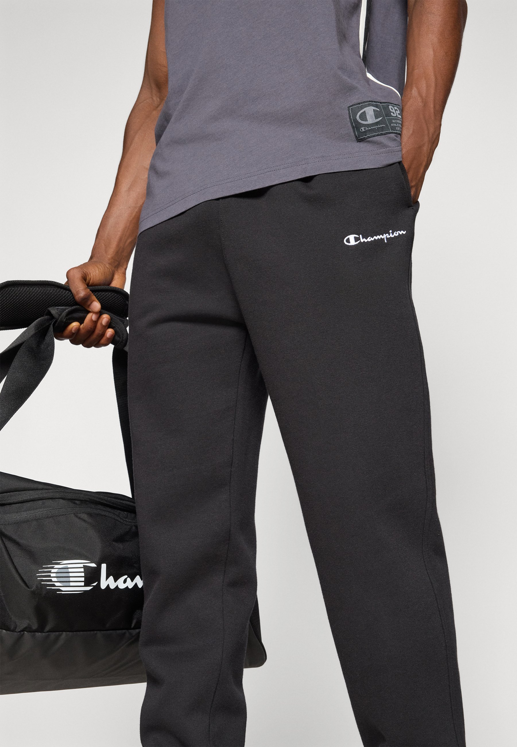 Champion ICONS CUFF PANTS - Trainingsbroek - zwart