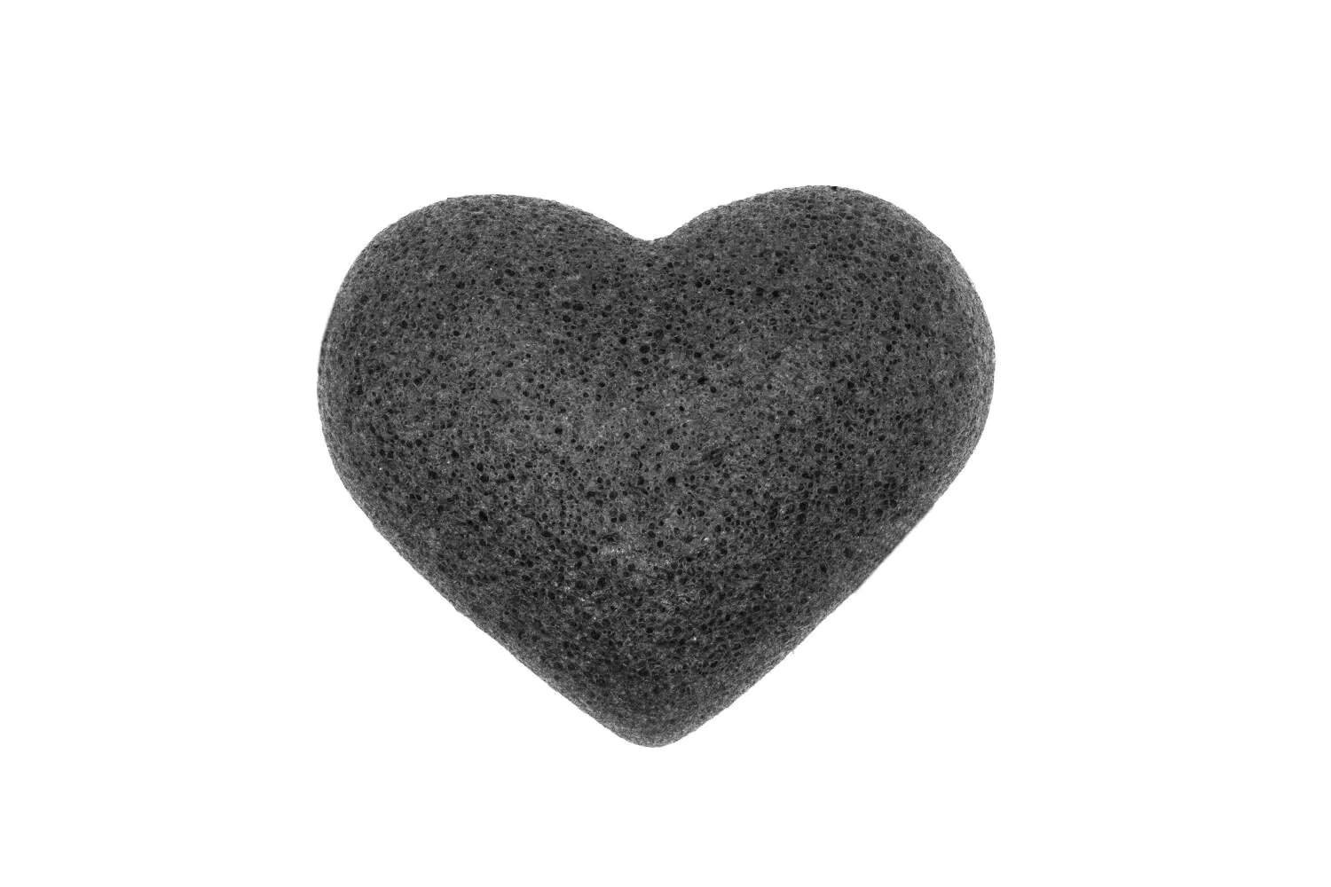 Life Gąbeczka konjac Charcoal serce .