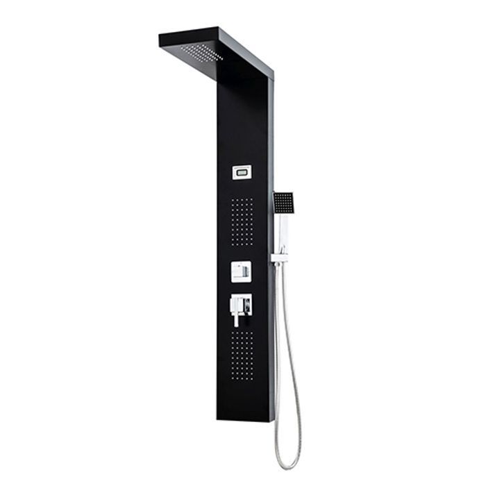 Edouard Rousseau - TORQUAY Hydromassage Shower Column - Black Finish
