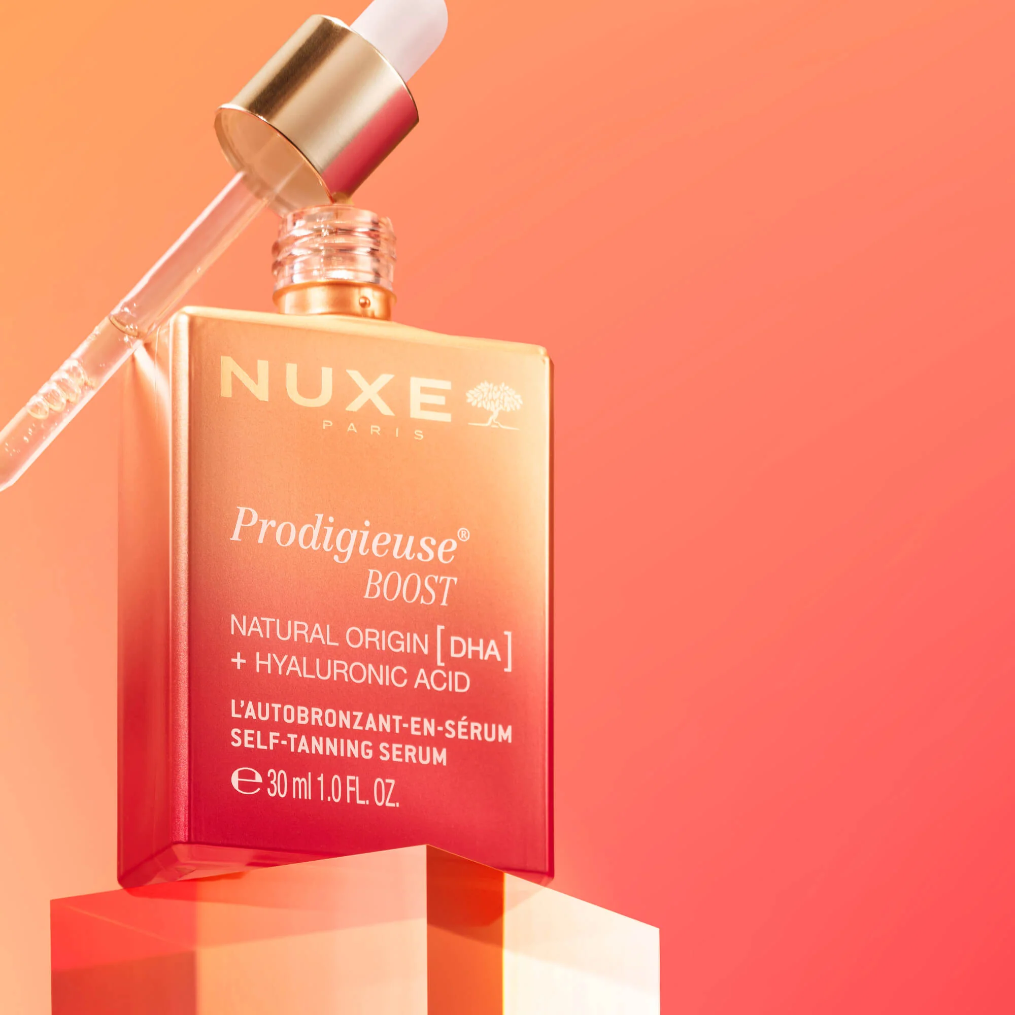 Creme Prodigieuse Boost Siero Autoabbronzante - Autoabbronzante viso, Siero viso idratante