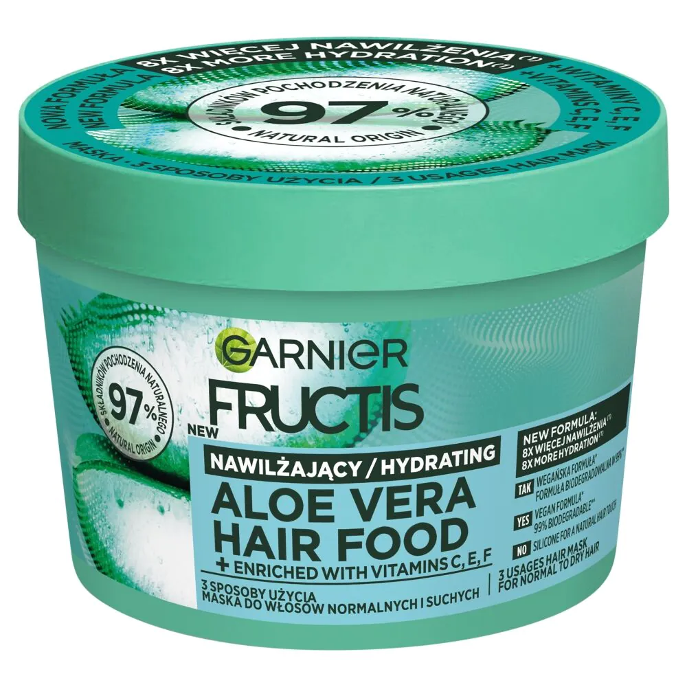 Fructis Hair Food Aloe Maska nawilżająca do włosów