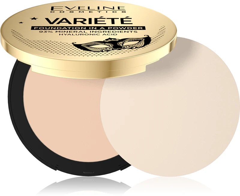 Eveline Cosmetics Variété kompaktni mineralni puder z aplikatorjem