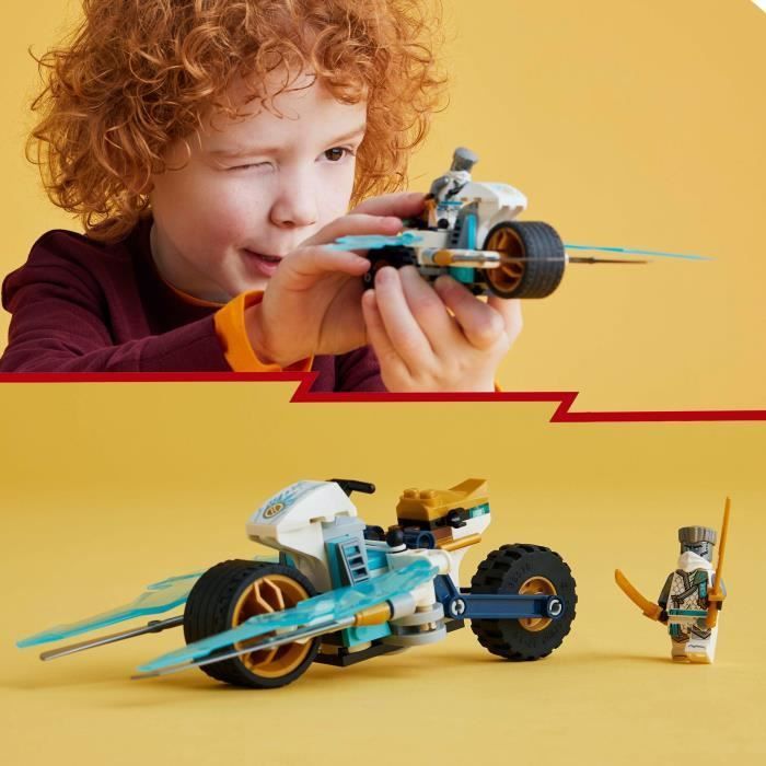 LEGO® NINJAGO® 71816 La moto da ghiaccio di Zane - Con minifigure, giocattolo avventura ninja