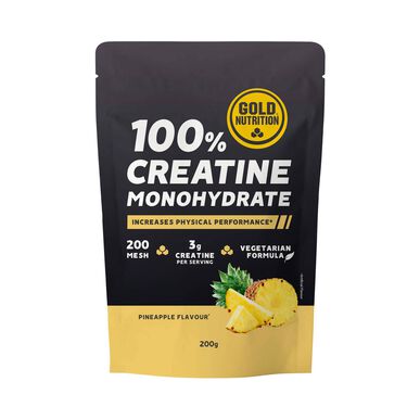 GOLDNUTRITION Ananas Kreatin Monohydrat Kosttilskud 200 gr 200 gr