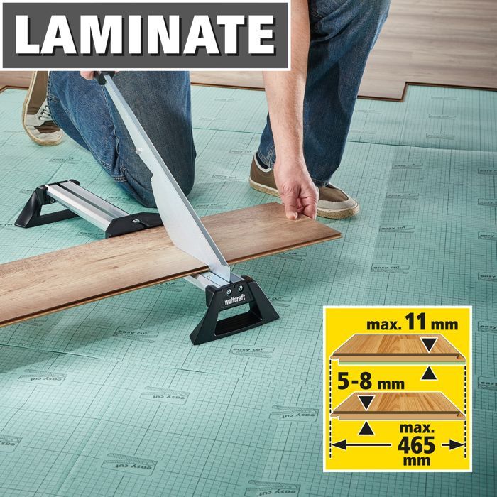 Prensa de corte para pisos laminados de até 11 mm de espessura LC 600 - Wolfcraft 6937000