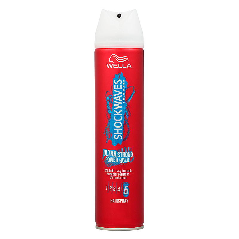 Wella hårspray 250 ml Wella Shockwaves ultra stærk