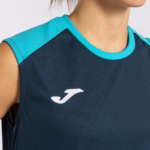  Débardeur Joma Eco Championship, bleu marine, turquoise fluo