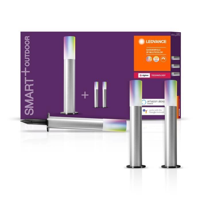 LEDVANCE - SMART+ Poste de Jardim Multicolorido / 4,30 W - Luzes de Jardim LED