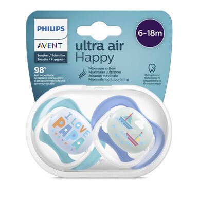 Philips Avent Ultrair Happy Boy tutit 6-18m 2 ja 2 unk