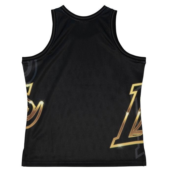 Basketballtrikot – MITCHELL & NESS – Big Face 4.0 – Ärmellos – Schwarz – Atmungsaktiv