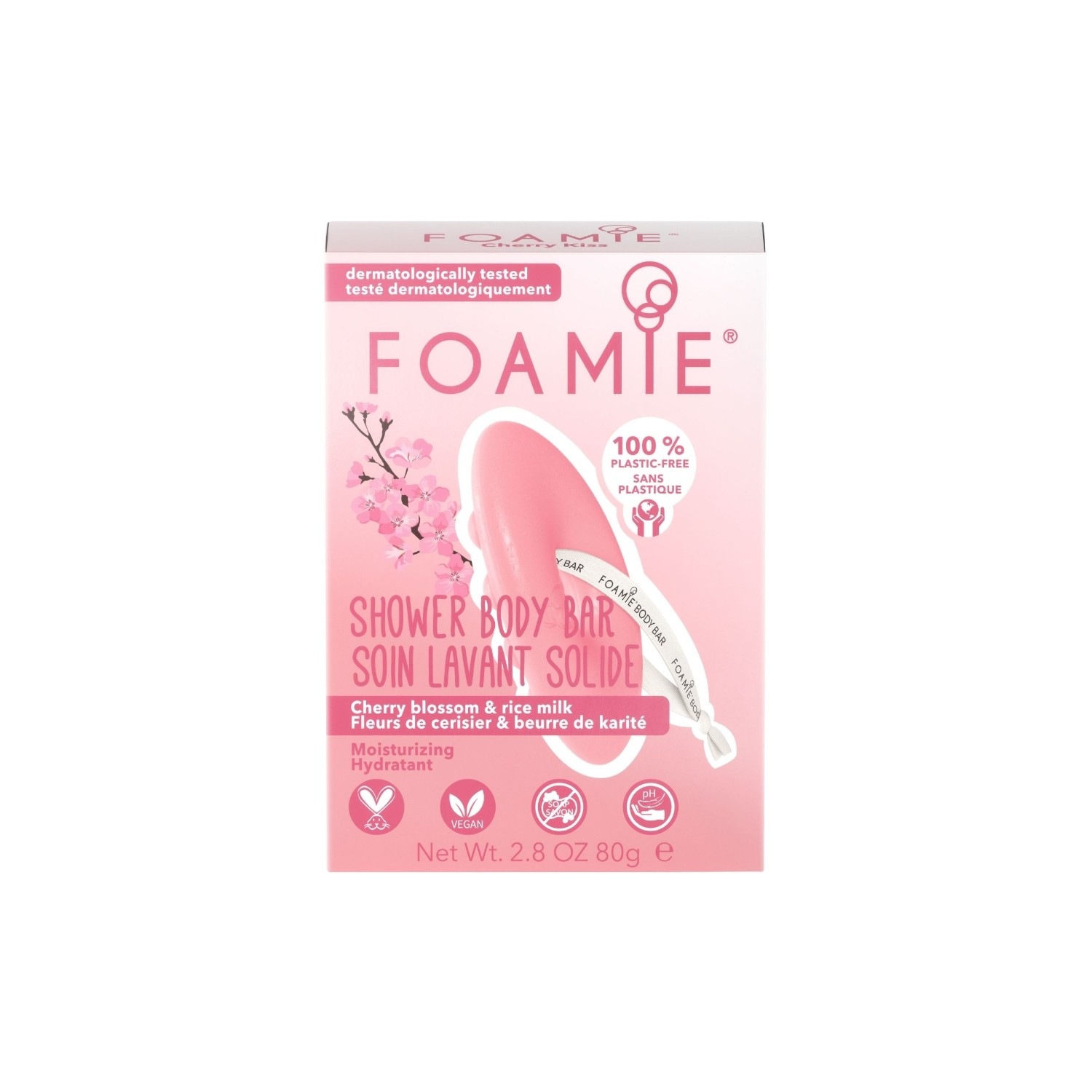 FOAMIE Soin lavant solide - Cherry Kiss