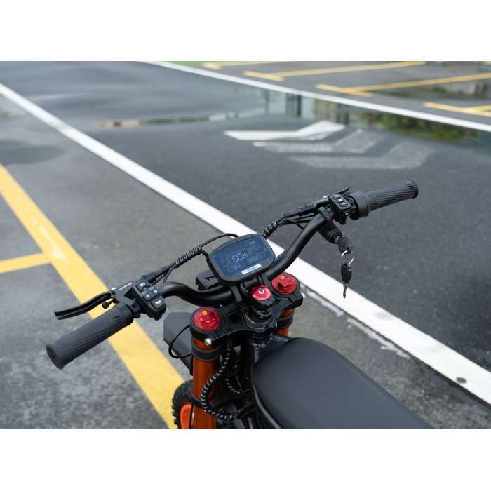 Moto Electrique Tout Terrain 2000W, Mini Moto GT54 - 48V 27Ah, Autonomie 100km, Freins Hydrauliques, Adolescents et Adultes