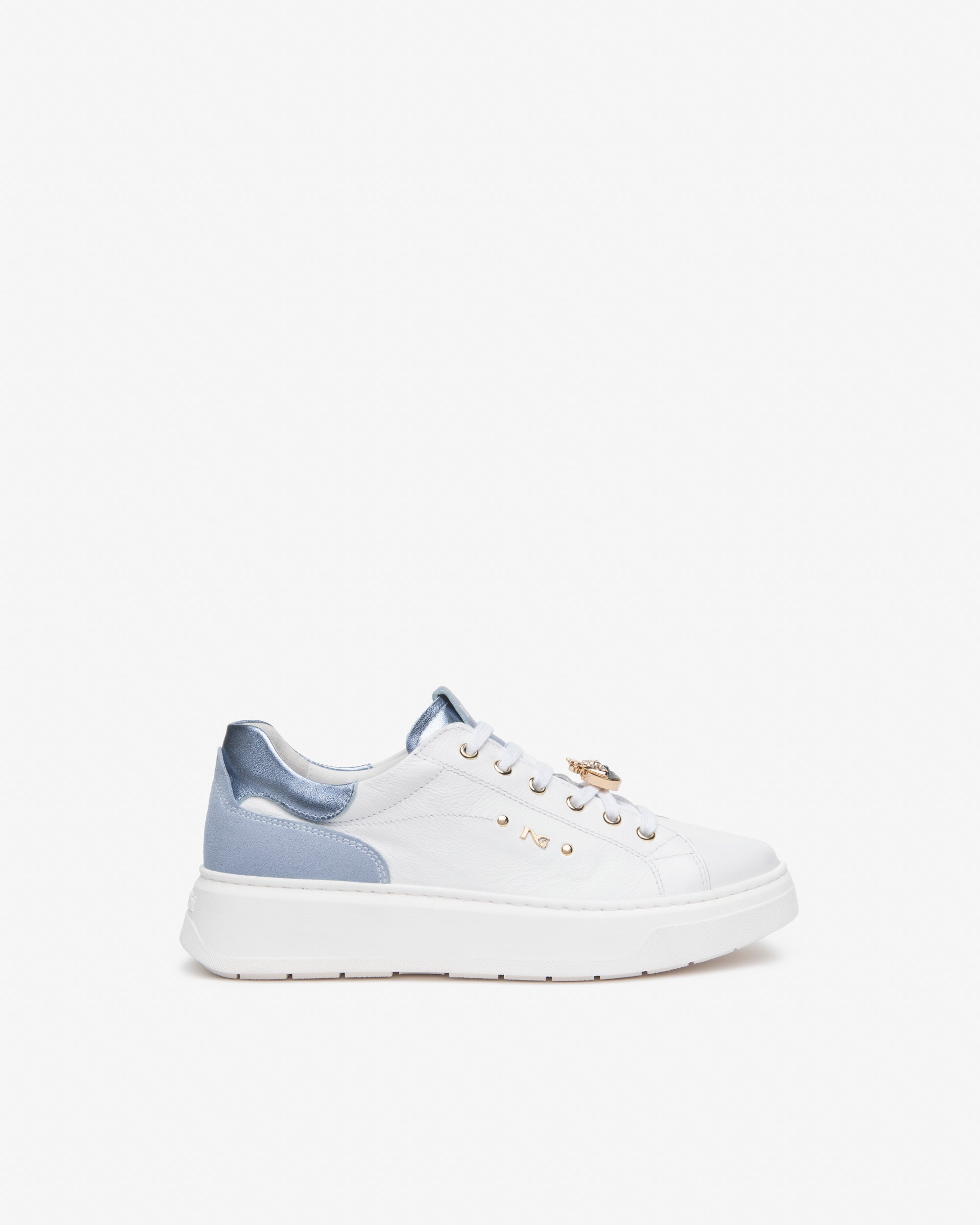 Baskets en cuir et daim pour femmes