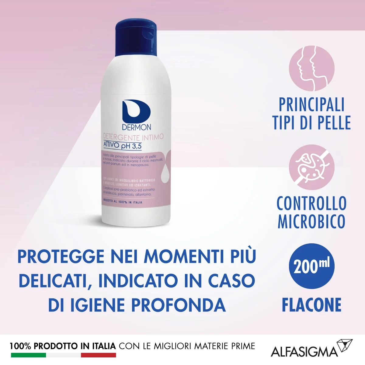 DERMON Dermon Intimate Active pH 3.5 Effet préventif 250 ml