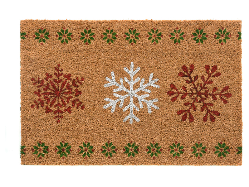 Wycieraczka kokosowa Winter 40x60 cm wielokolorowa