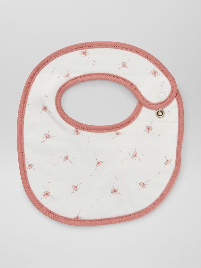 Set van 3 jersey slabbetjes - ROZE