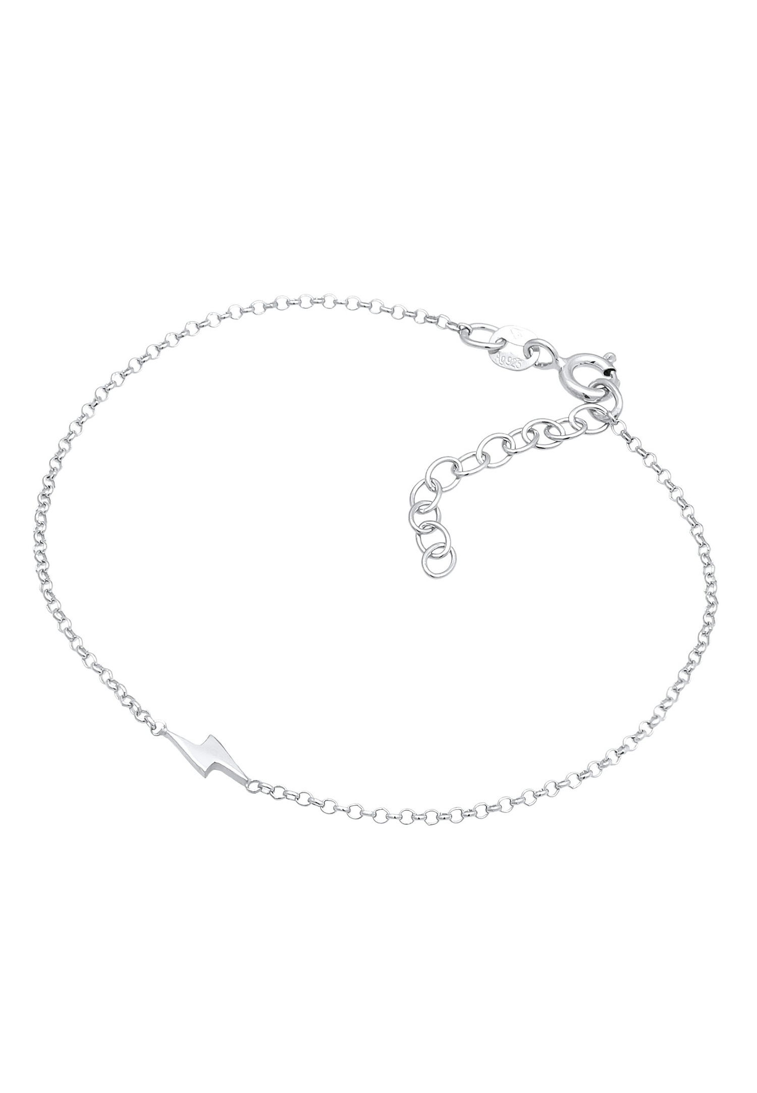Elli Femmes pendentif foudre basique en argent sterling 925
