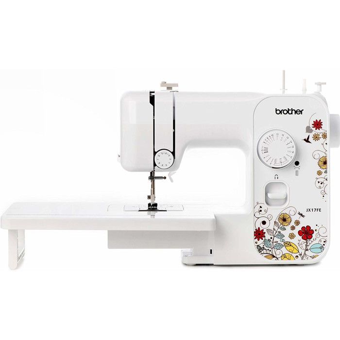Máquina de coser Brother JX17FE con mesa de extensión