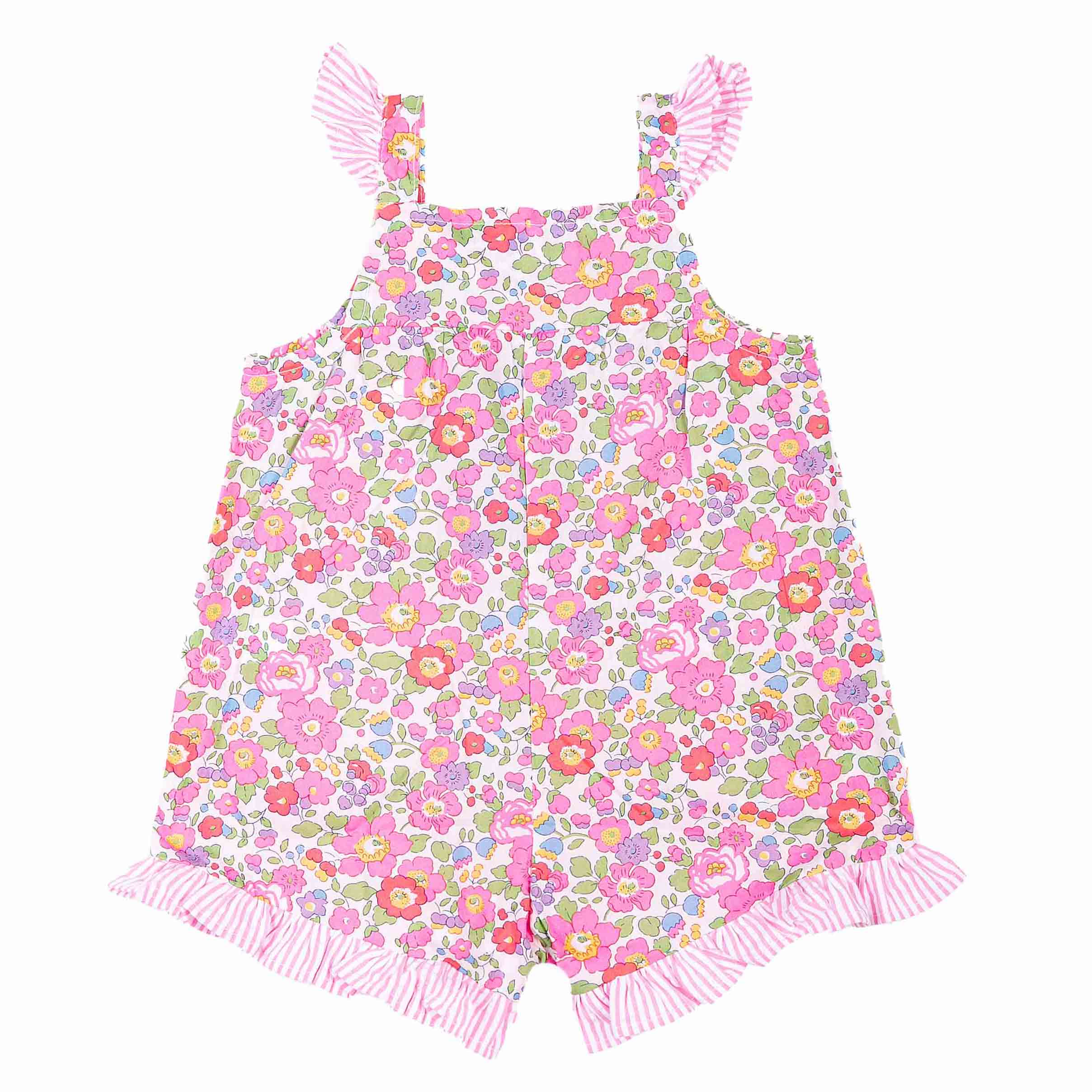 Abito da neonata con stampa floreale