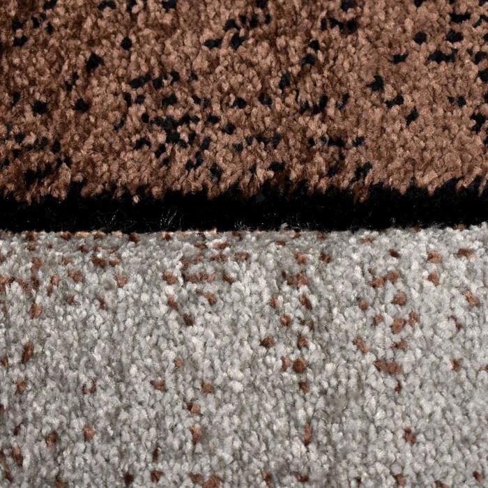 tapis entrée 60x110 tissé beige rectangle motif géométrique LYN8 GEOME