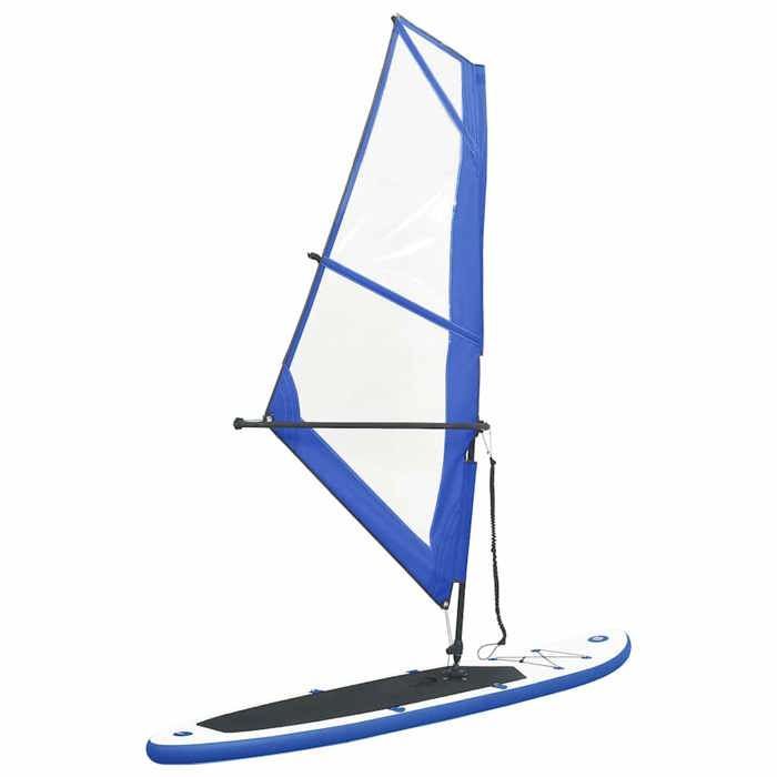 vidaXL Juego de tabla de SUP inflable con vela, tabla de surf para adultos, aleta extraíble, bomba manual, kit de reparación 92210