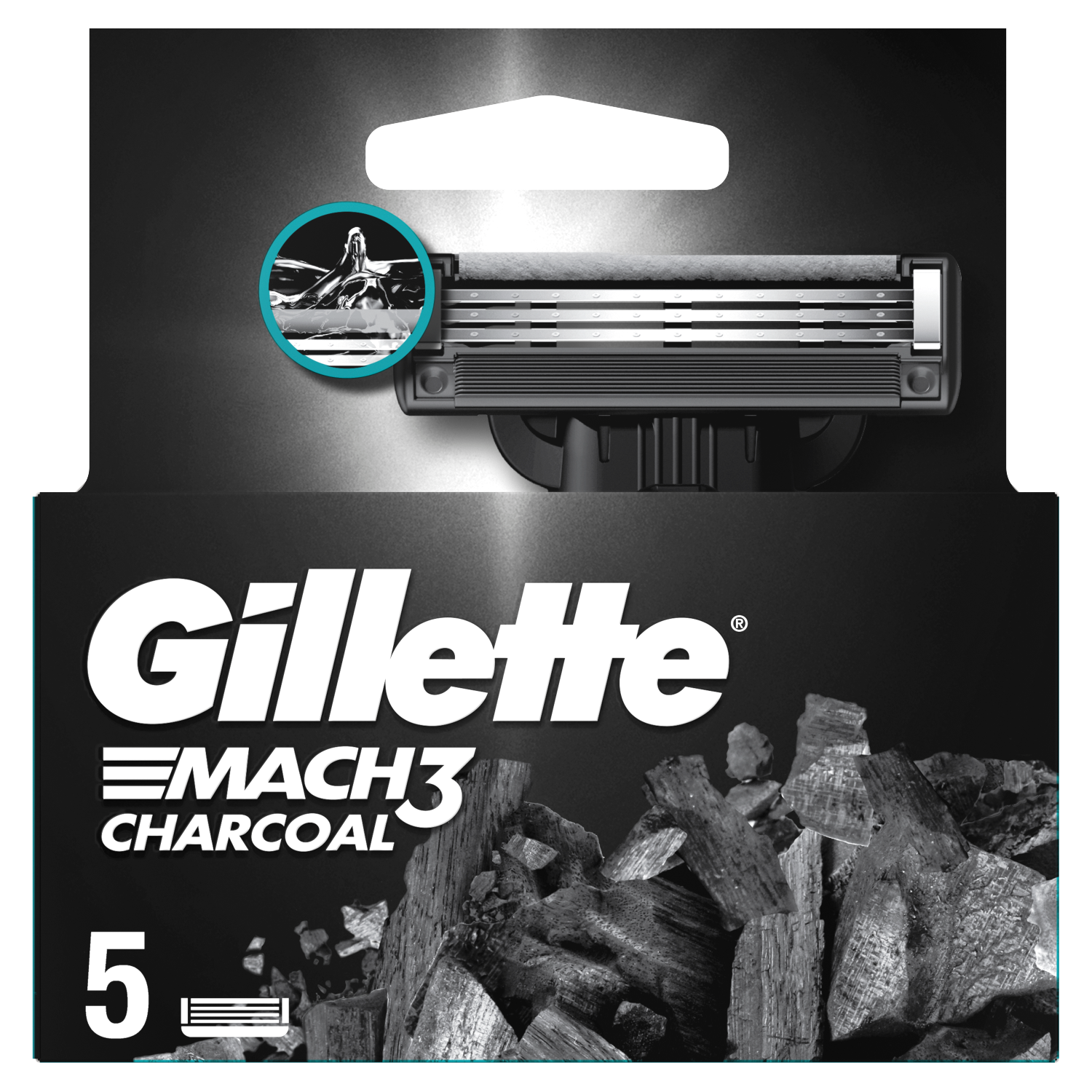 Gillette Mach 3 Carbone