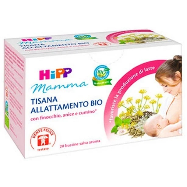 Tisane HIPP Bio Mamma pour l'allaitement et la grossesse (20 filtres)