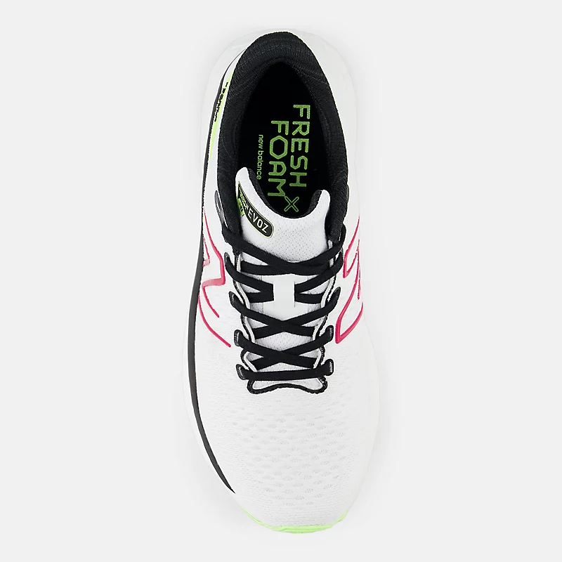 Fresh Foam X EVOZ v3 pro ženy – bílá s nádechem karnevalové růžové a bělené limetky