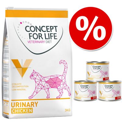 Pacote de ração veterinária Concept for Life