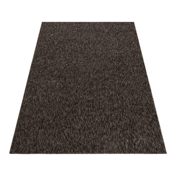Dywan jednobarwny na filcu Nizza brązowy 80 cm x 150 cm