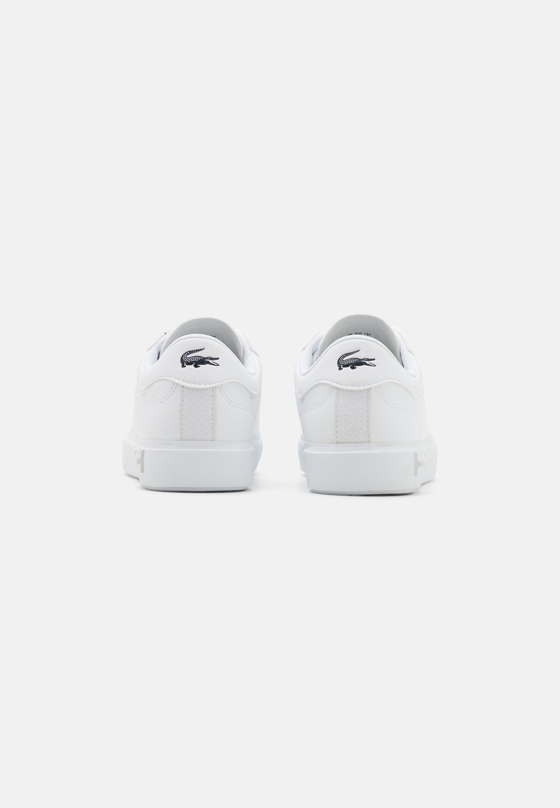 Lacoste POWERCOURT JUNIOR TRAINERS - Scarpe da ginnastica - bianche