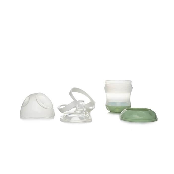 Leak-proof cup - THERMOBABY - Celadon Green - 180 ml - Ergonomic and hygienic