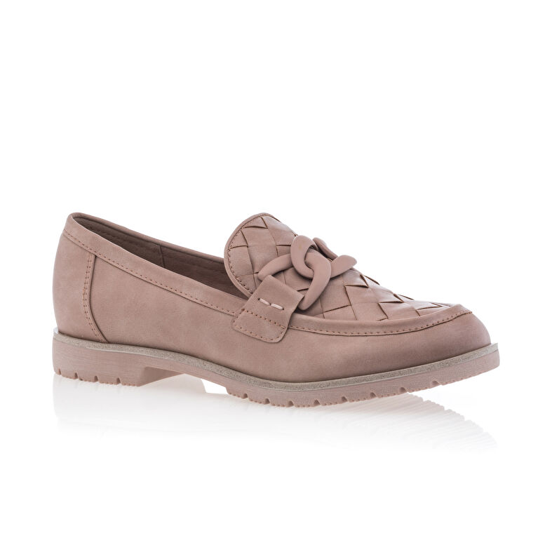 Rosa Damen-Loafer/Bootsschuhe