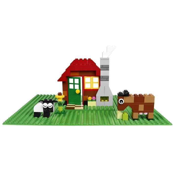 LEGO® Classic 10700 La Plaque de Base Verte, 32x32, Jeu de Construction, Créatif, Collection