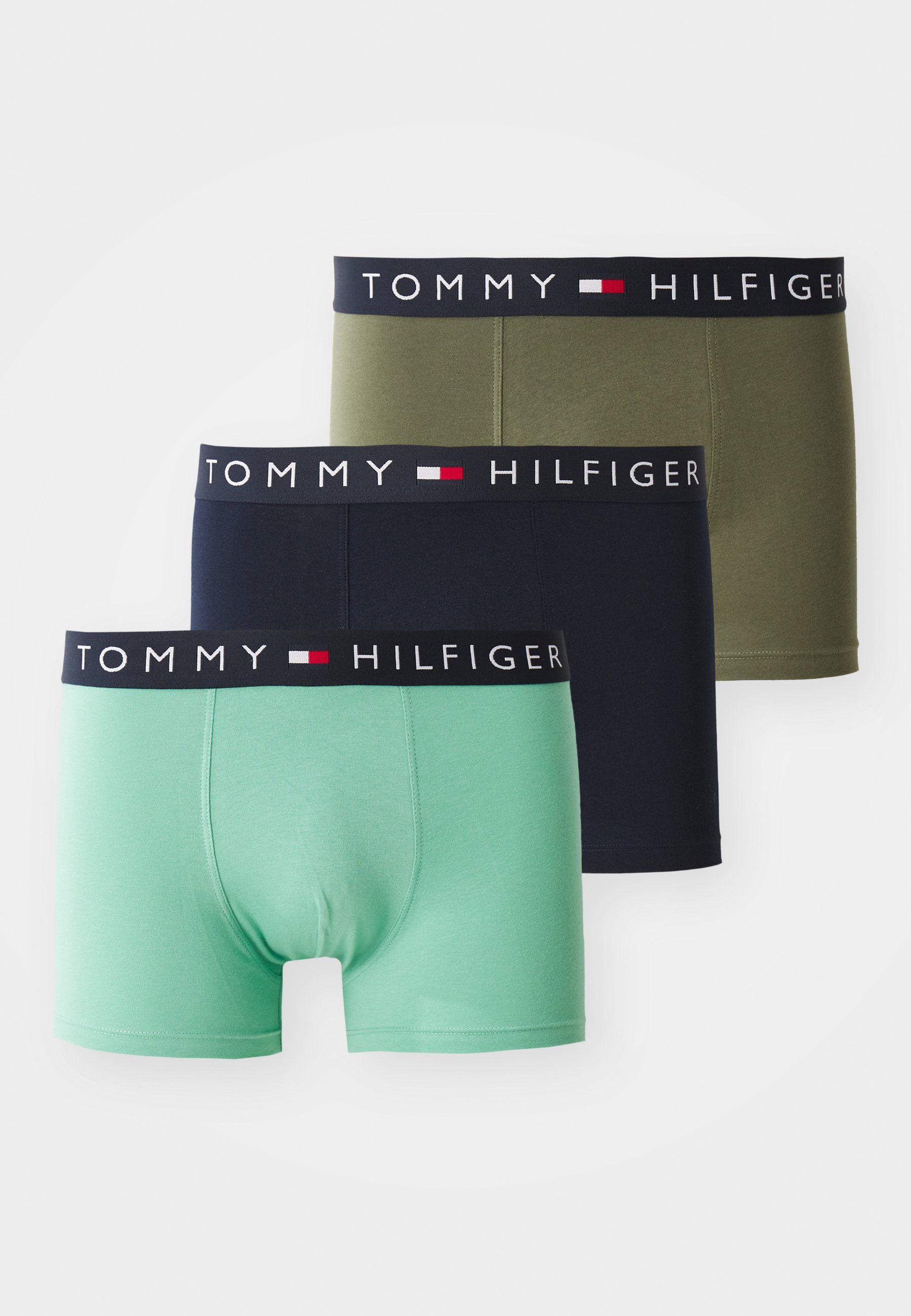 Confezione da 3 boxer Tommy Hilfiger ORIGINAL TRUNK - Boxer - verde/rosa chiaro/blu scuro
