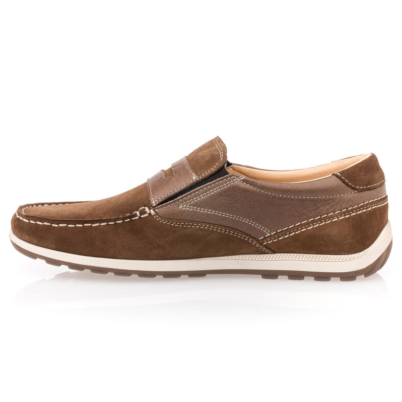 Miesten ruskeat loaferit/veneilykengät