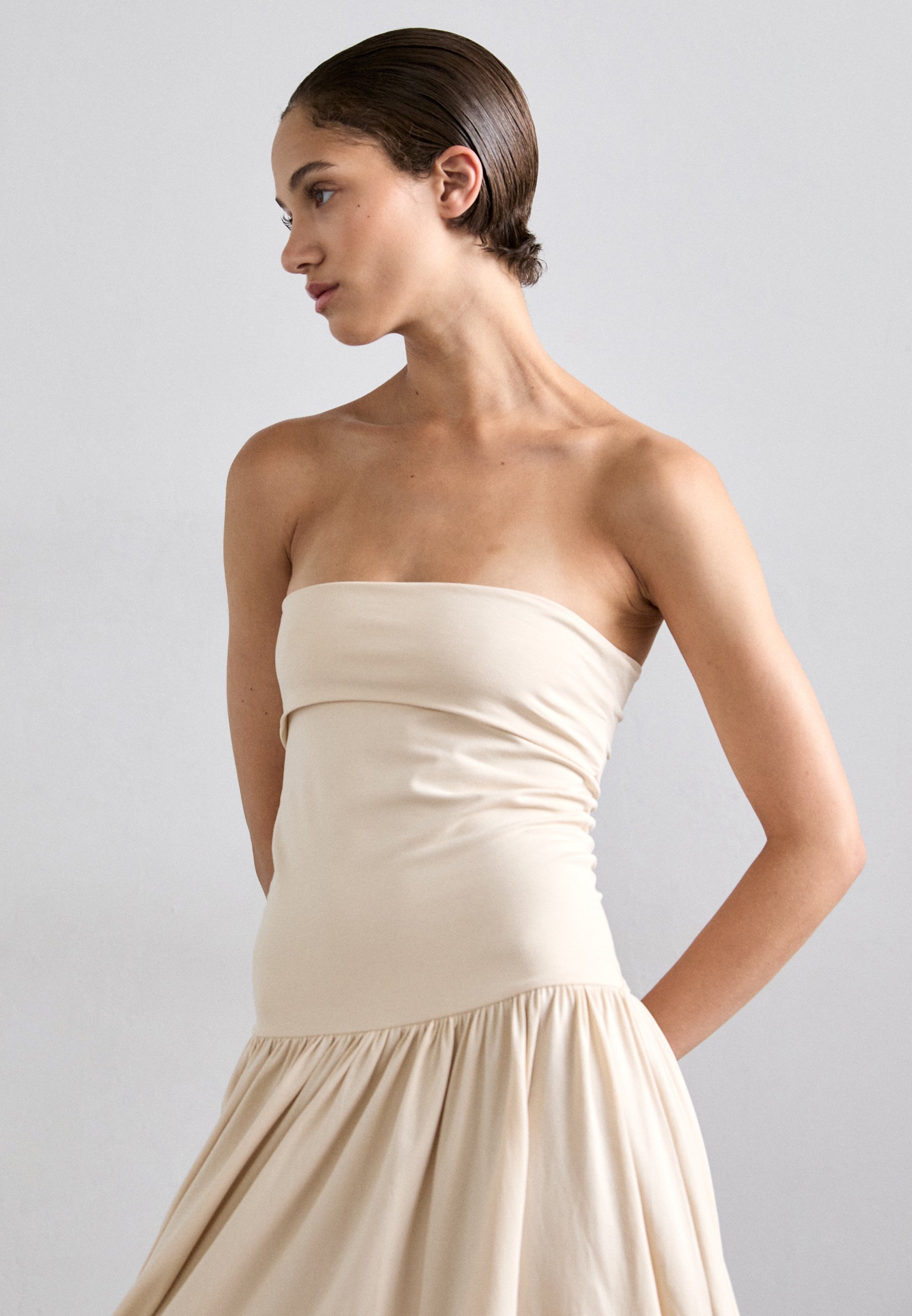Von Malene Birger MARCIELLA – Maxikleid – oyster grey sol