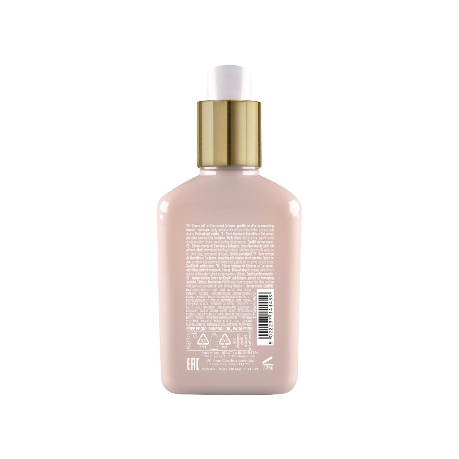 ALFAPARF MILANO vlasové sérum s keratínovou terapiou Lisse Design - 125 ml