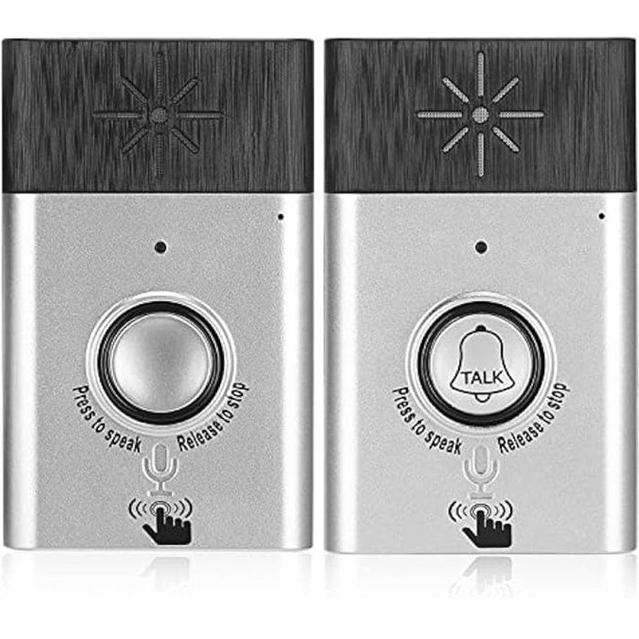 Battery-powered wireless intercom, wireless indoor intercom, smart wireless voice intercom system with remote control