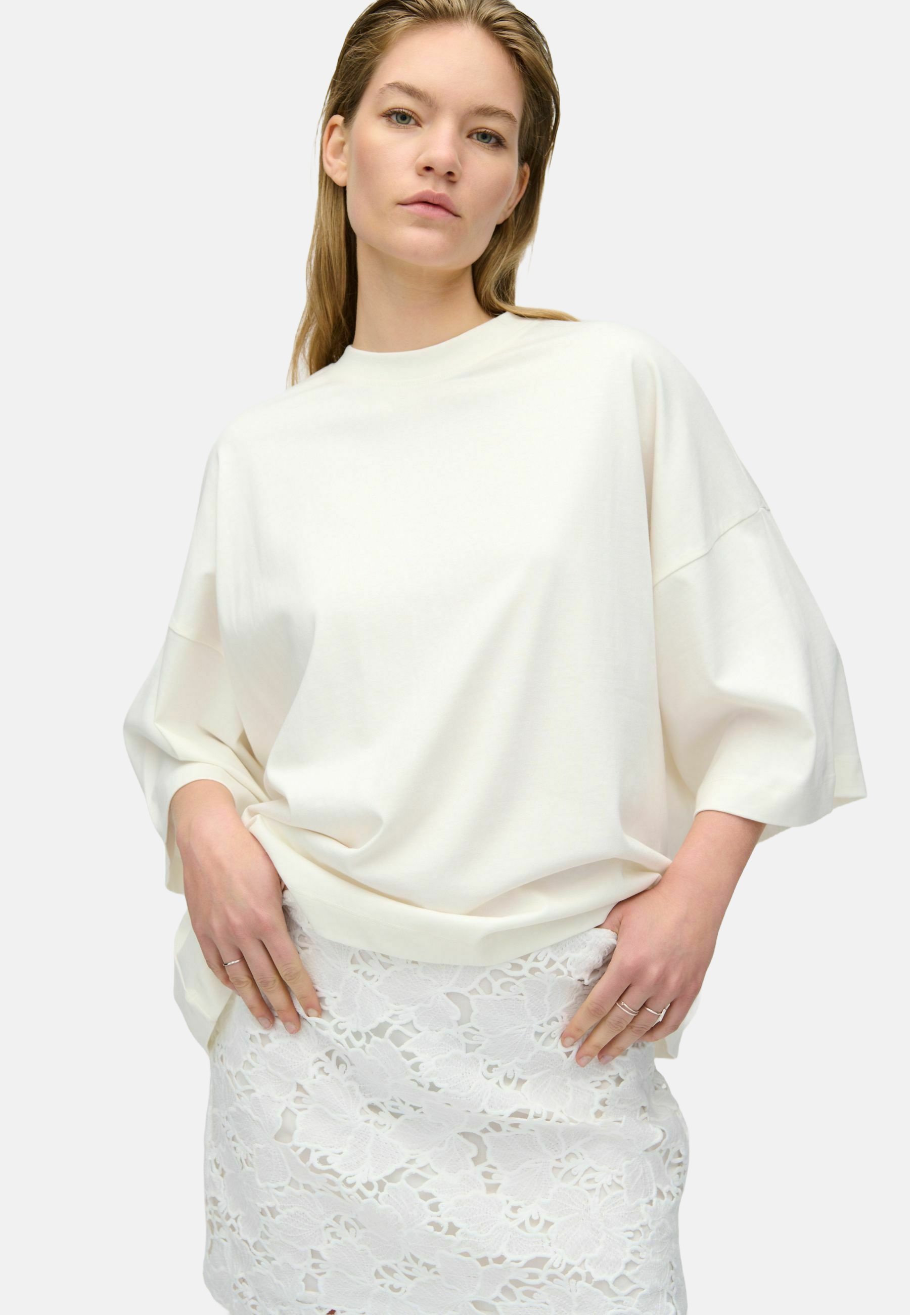 MIRA GOTS - Blusa de manga comprida - 0608 leite de coco