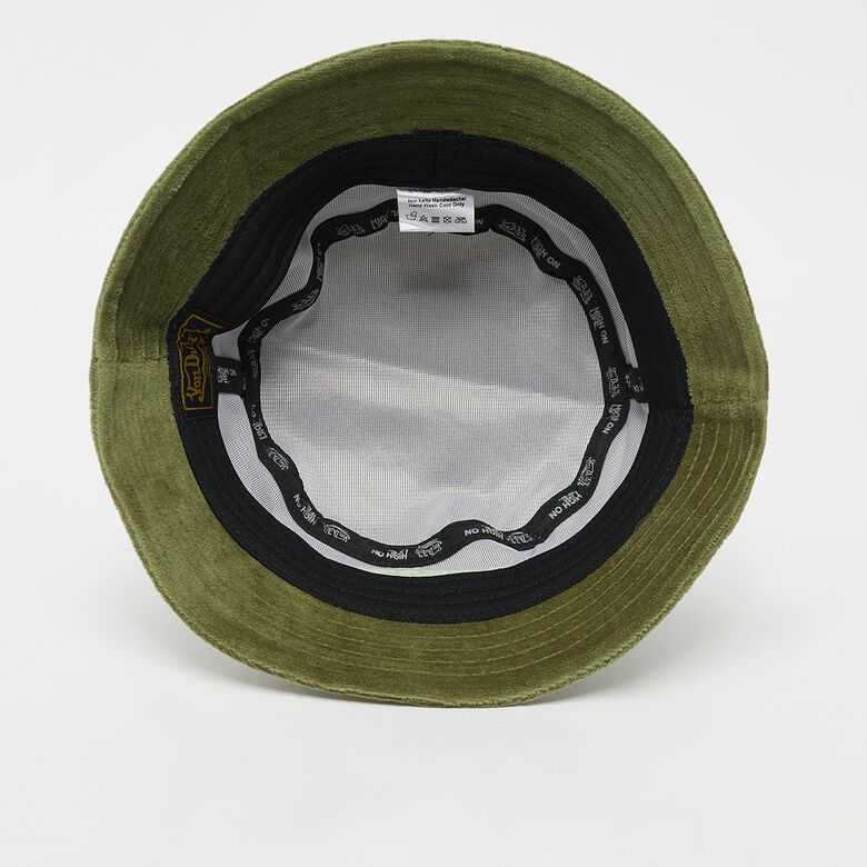 Sombrero de cubo de terciopelo