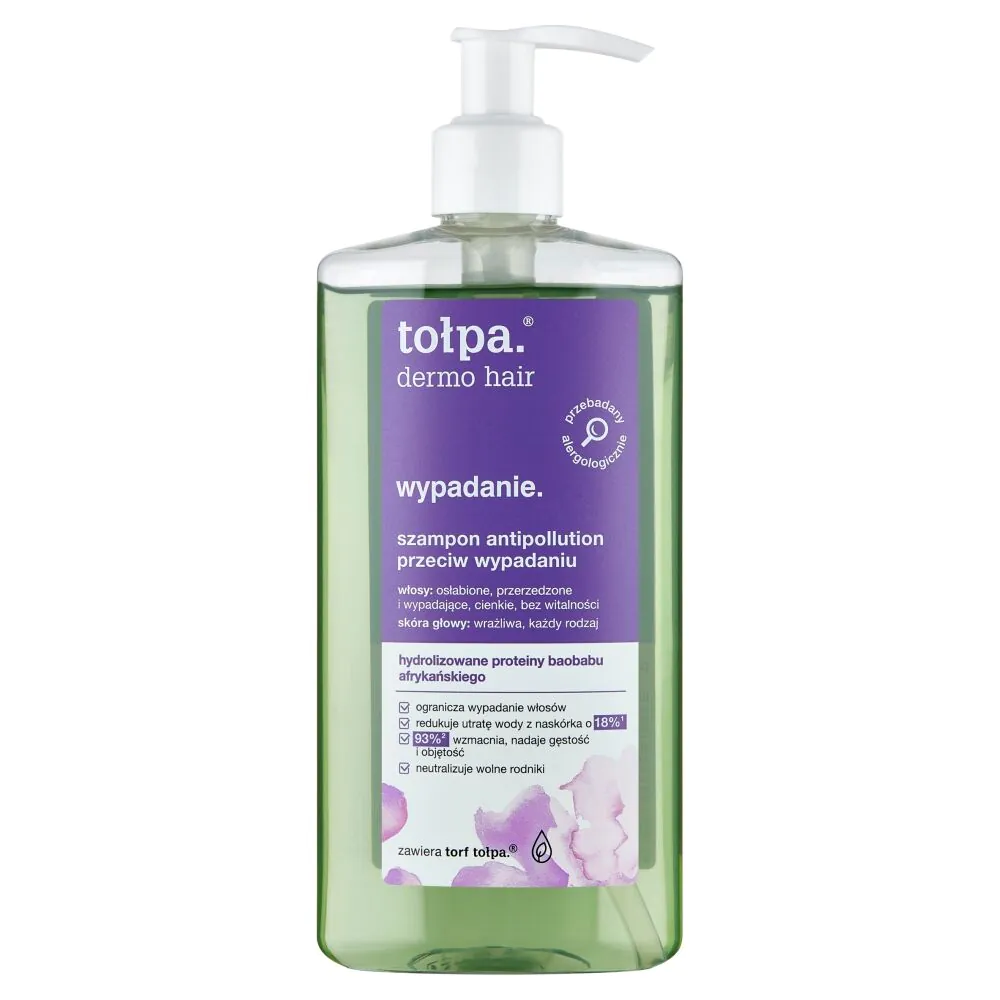 Tołpa Dermo Hair Wypadanie Szampon Antipollution przeciw wypadniu włosów
