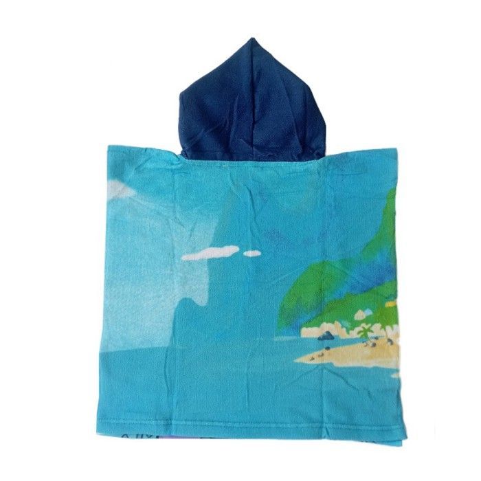 Disney Lilo & Stitch -kylpyponcho - sininen